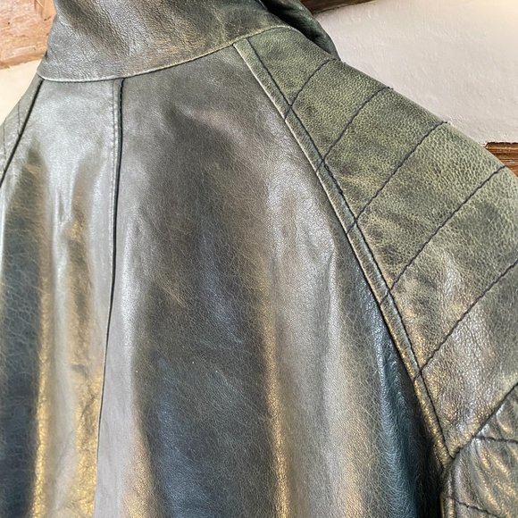 Mens Genuine Leather Jacket - Picture 8 of 12